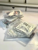 Şeffaf Tokalı Çıkartma Saklama Kutusu - 10 cm - 7 cm - 2 cm - 11