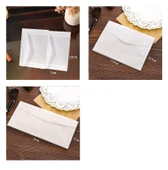 Yarı Şeffaf Kağıt Zarf - Sülfürik Asit Kağıt Zarf Dikey Orta Boy 10 Paket - 9
