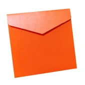 165x165mm Kare Renkli Zarf - Mijin İpeksi - 10