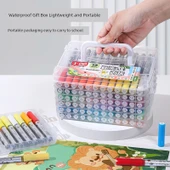 Akrilik Marker Kalemi - Kalın Oxford Çanta - 48 Renk - 3