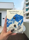 El Yapımı Retro Günlük Defteri - Çiçek +12 Renkli Yağlı Boya Seti - 4