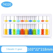 Eğitici Abaküs - Anaokulu için Uygun - 5 Boncuk - 11 Dosya - Formül Tablosu ile - 1