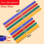 Manyetik Beyaz Tahta Şeridi - 30cm - Sarı - Ölçekli - Model 2 - 2