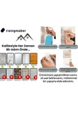 Risingmaber 10 Adet Ultra Güçlü Yapışkanlı Kanca, Şeffaf Yapışkanlı Mutfak Banyo Askısı, MT114 - 6