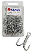 Kendo 9021 PS Faultless Treble 100 Adet 3 lü Çarpma İğnesi  4 - 1