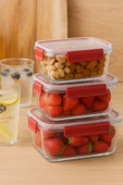 Mithra Life 3 Adet Vakumlu Sızdırmaz Saklama Kabı Seti 375ml 900ml 1700ml Mıt1163 - 3
