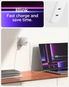 Spigen GaN III 352 35W 2 Bağlantı Noktalı Kompakt Katlanabilir Çift USB C Duvar Şarj Cihazı PD PPS - 2