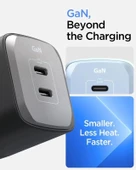 Spigen GaN III 352 35W 2 Bağlantı Noktalı Kompakt Katlanabilir Çift USB C Duvar Şarj Cihazı PD PPS - 1