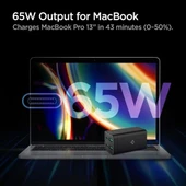 Spigen USB C Şarj Cihazı 120W [GaN III] 4 Bağlantı Noktalı USB C Şarj İstasyonu 100W - 3