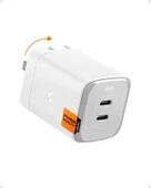 Spigen GaN III 352 35W 2 Bağlantı Noktalı Kompakt Katlanabilir Çift USB C Duvar Şarj Cihazı PD PPS - 6
