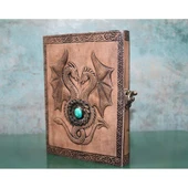 KENPAZAR Taşlı Deri Defter - 1