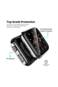 Apple Watch 4/5/6/Se Seri 44mm ile Uyumlu Kasa ve Ekran Koruyucu 360 Koruma Kapak - 2