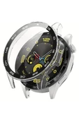 Huawei Watch GT3 46 mm  ile Uyumlu Kasa ve Ekran Koruyucu 360 Koruma Kapak - 1