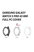 Samsung Galaxy Watch 5 Pro 45 mm  ile Uyumlu Kasa ve Ekran Koruyucu 360 Koruma Kapak - 3