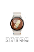 Samsung Galaxy Watch 7 40 mm ile Uyumlu Ekran Koruyucu Tam Kaplayan Saat Ekran Koruyucu - 2