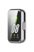 Samsung Galaxy Fit 3 SM-R390 Parlak Kenarlı Ekran Koruyuculu Sert Kasa Koruyucu - 2