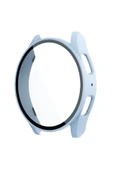Samsung Galaxy Watch 7 40 mm  ile Uyumlu Kasa ve Ekran Koruyucu 360 Koruma Kapak - 1