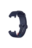 Xiaomi Mi Watch Lite ile Uyumlu Klasik Silikon Kordon Akıllı Saat Bileklik Kordonu - 1