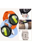Samsung Galaxy Watch 7 FE 40 mm İle Uyumlu Kavisli Spor Silikon Kordon thumbnail 6