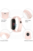 Xiaomi Mi Band 8 ile Uyumlu Spor Silikon Kordon Akıllı Saat Bileklik Kordonu - 5