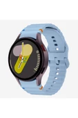 Samsung Galaxy Watch 7 44 mm İle Uyumlu Kavisli Spor Silikon Kordon thumbnail 1