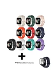 Mi Watch Lite Uyumlu Kordon Akıllı Saat Bileklik Kordonu Silikon Kayış Kordon Ppma Ekran Koruyucu - 2