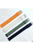 Samsung Galaxy Watch 4 5 Pro 6 7 Seri 40 44mm Classic 42 43 45 46 47mm Uyumlu Alpine Kumaş Kordon - 4
