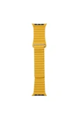 Apple Watch Magnet Deri Kordon 38-40-41mm (1 2 3 4 5 6 7 8 Se Tam Uyumlu) - 3