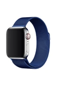 Apple Watch Metal Hasır Kordon 1 2 3 4 5 6 7 Se 42-44-45 Mm -tam Uyumlu Kordon - 1