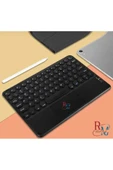 Tüm Cihazlarla (Apple-Samsung-Huawei-Xiaomi-Honor) Uyumlu Touchpadli Bluetooth Klavye - 1