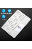 Tüm Cihazlarla (Apple-Samsung-Huawei-Xiaomi-Honor) Uyumlu Touchpadli Bluetooth Klavye - 2