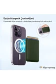 Manyetik Deri Cüzdan  iPhone 12/13/14/15  Serisi İle Uyumlu MagSafe Kartlık - 4