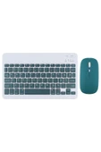 Samsung Galaxy Tab S9 FE Plus X610 12.4 '' İle Uyumlu Bluetooth Özellikli Klavye Mouse Set - 1