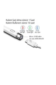 Lenovo M8 İle Uyumlu Kalem Yüksek Hassasiyetli Dokunmatik Ekran Kalemi - 4