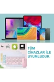Samsung Galaxy Tab S9 Plus 12.4 inç Uyumlu Standlı Kılıf Dokunmatik Kalem ve Klavye Mouse 3 lü Set - 4