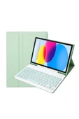 Ipad Air4 10.9 2020 4.nesil Air 5 2022 10.9 5.nesil Bluetooth Özellikli Kalem Bölmeli Klavyeli Kılıf thumbnail 1