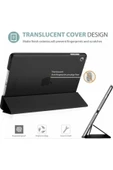 Ipad 7. 8. 9. Nesil 10.2 Uyumlu Kılıf Smart Case Yatay Standlı 360 Tam Koruma Kılıf - 5