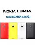 AXYA Nokia Lumia 1520 Uyumlu Arka Pil Batarya Kapak Siyah thumbnail 1
