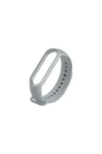 AXYA Xiaomi mi Band 3 Ve Mi Band 4Uyumlu Silikon Kordon Koyu Gri - 1