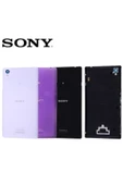 AXYA Sony Xperia T3 Arka Kapak Pil Batarya Kapağı Mor - 3