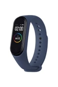AXYA Xiaomi mi Band 3 Ve Mi Band 4 Silikon Kordon Lacivert - 1