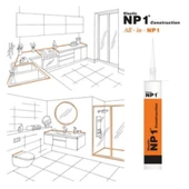 NP1 Güçlü Yapistirici Çatı Beton Su İtici Silikon 290ml Limestone - 2