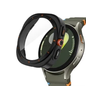 Samsung Galaxy Watch 7 44mm Ultra Dönüştürücü Kasa Koruyucu  Siyah thumbnail 1