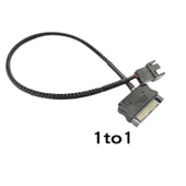 4903 Sata Power To Fan Çevirici Y PWM Çoklayıcı Splitter Kablosu 1 Port 2 Pin thumbnail 1