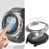 Samsung Galaxy Watch 7 44mm Ultra Dönüştürücü Kasa Koruyucu  Starlight thumbnail 5