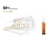 NP1 Güçlü Yapistirici Çatı Beton Su İtici Silikon 290ml Limestone - 3