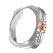 Samsung Galaxy Watch 7 44mm Ultra Dönüştürücü Kasa Koruyucu  Gümüş thumbnail 2