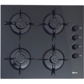 CARLO 60 SiYAH CAM OCAK UKINOX - 1