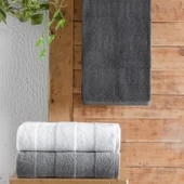 Schafer Home Solid Jakarlı Havlu 50x90-Antrasit - 1