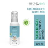 INCIA 100% Natural After Sun Losyon Güneş Sonrası Organik Aloe Vera Nemlendirici Rahatlatıcı 100 ml - 1
